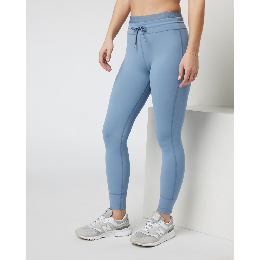 Vuori Elevate Daily Legging High Rise Drawstring Slate Cloud Blue Sz M